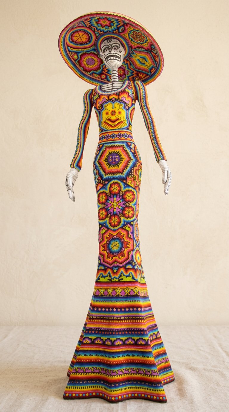Catrina Jumbo, Chaquireado huichol de Alfredo Bautista