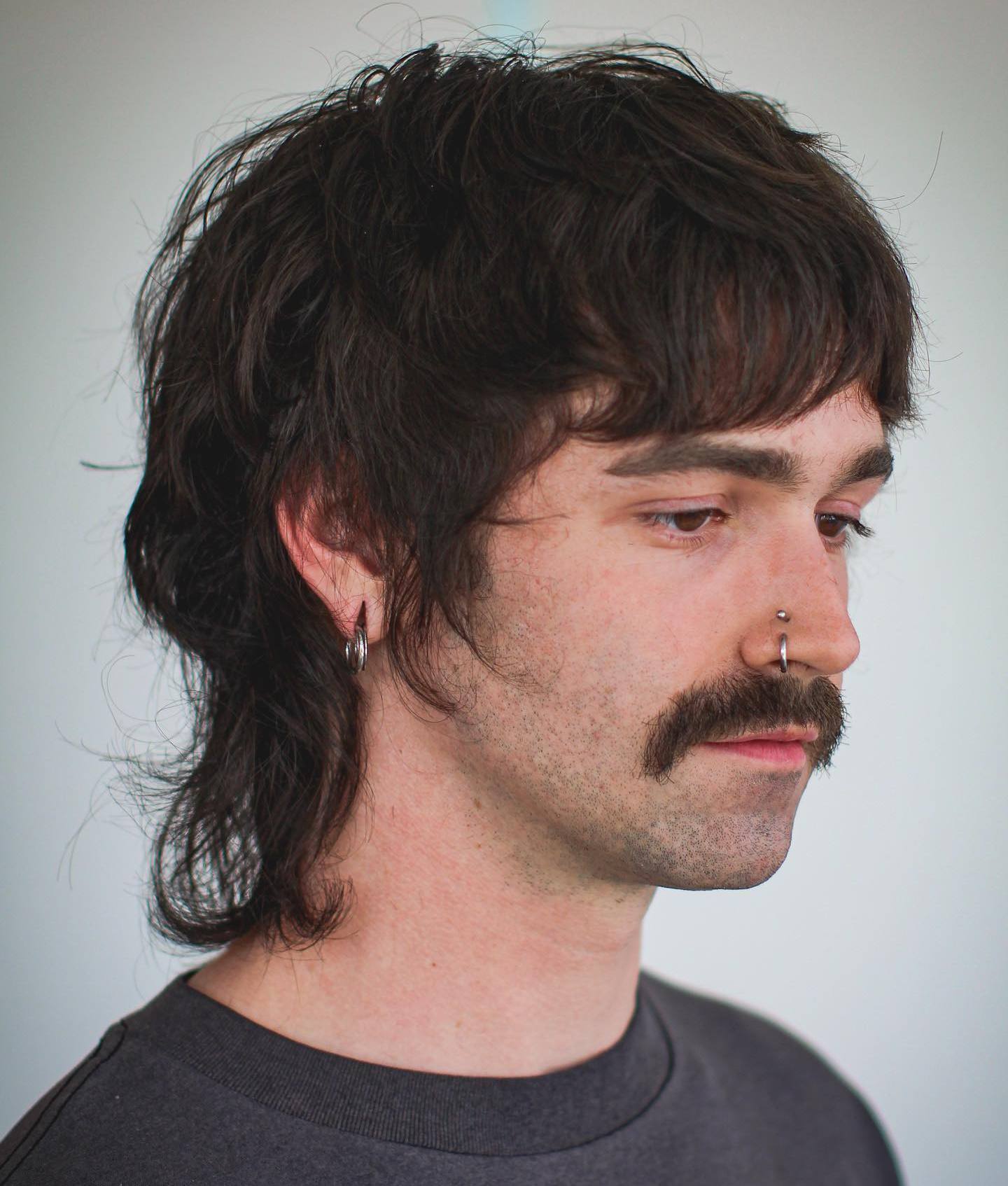 Men’s Medium Shag with a Moustache